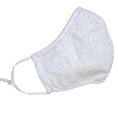 Anjia Embroidery Mask AE01 with Adjustable Straps- 4ply Reusable Mask > 90%BFE, High Breathability